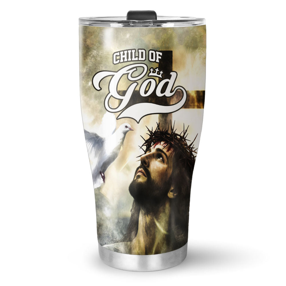 Child of God – Divine Grace Jesus Stainless Steel Tumbler