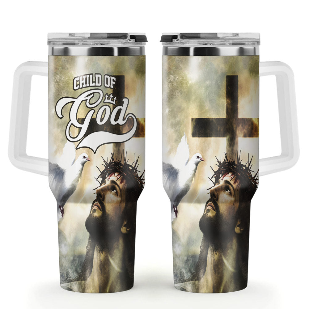 Child of God – Divine Grace Jesus Stainless Steel Tumbler