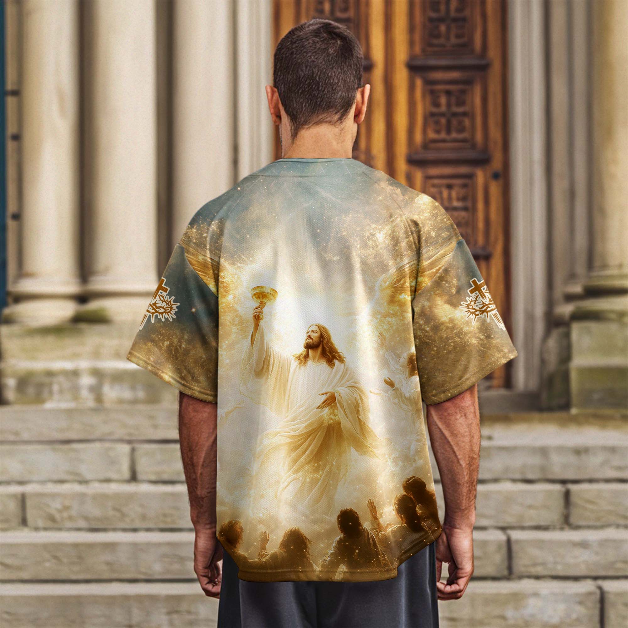 Child of God Risen Baseball Jersey