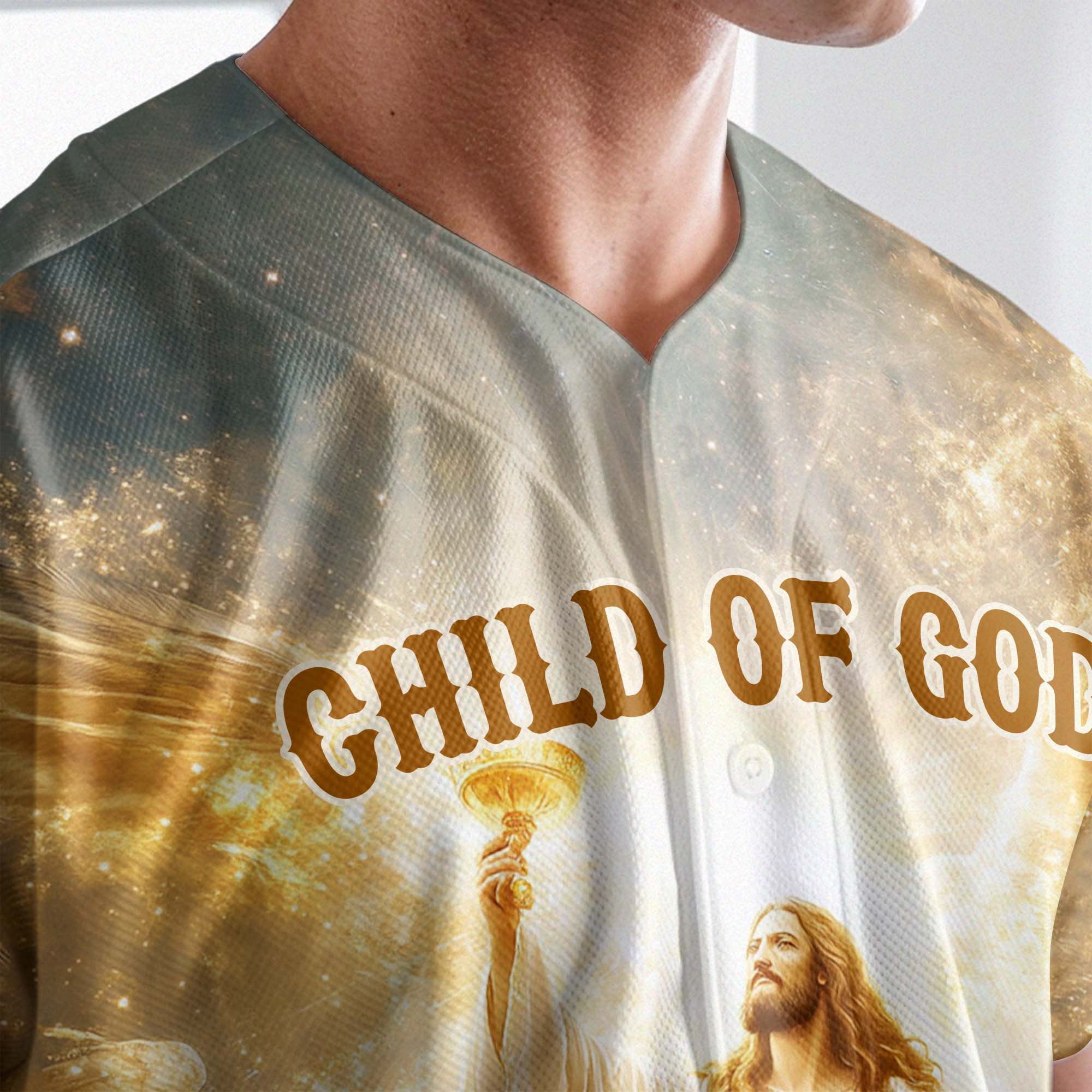 Child of God Risen Baseball Jersey