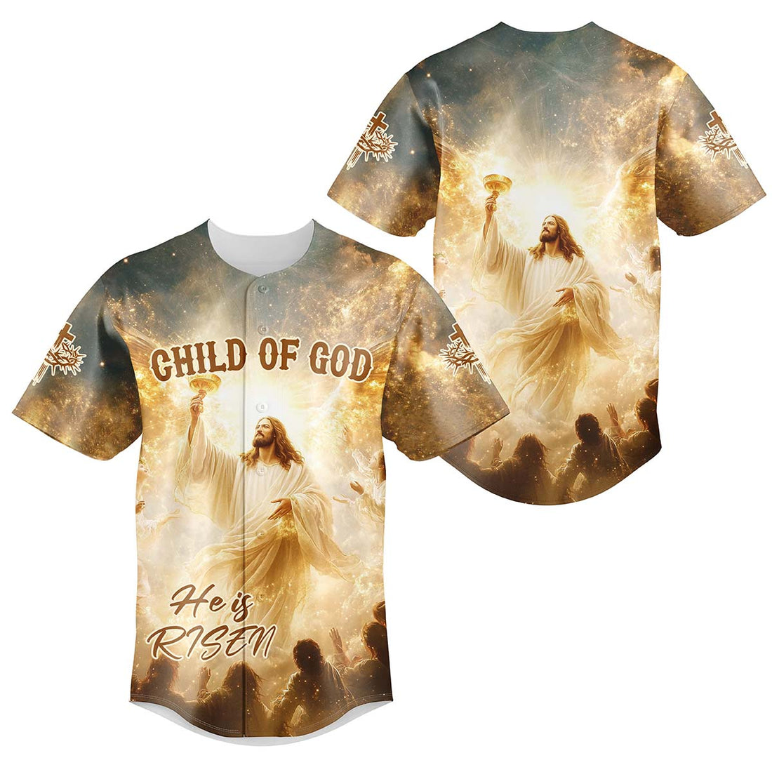 Child of God Risen Baseball Jersey