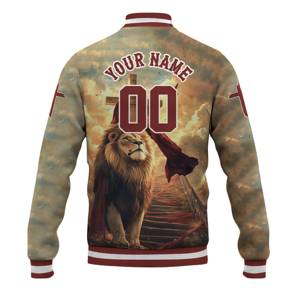 Be Strong and Courageous Baseball Jacket