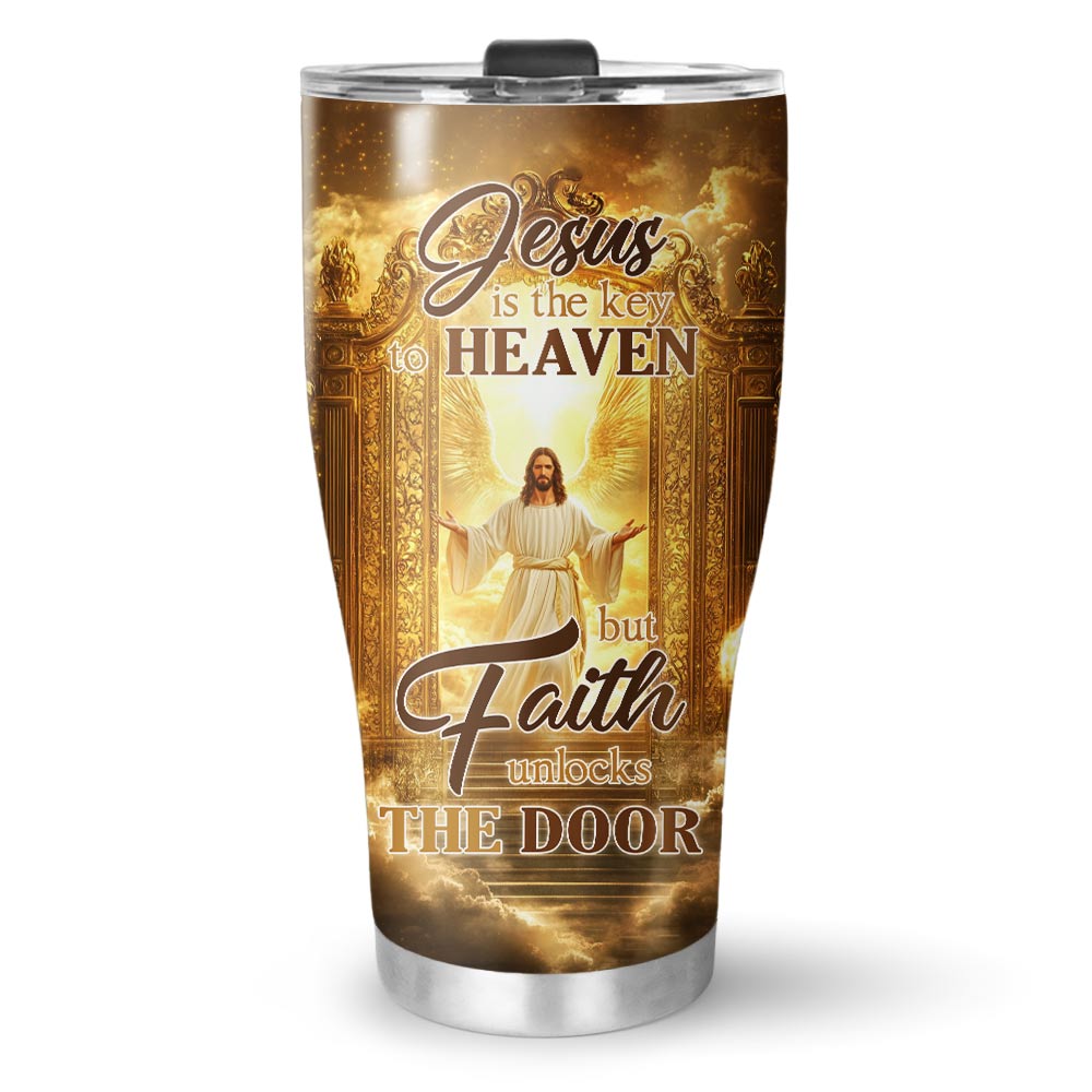Jesus is the Key to Heaven Stainless Steel Tumbler