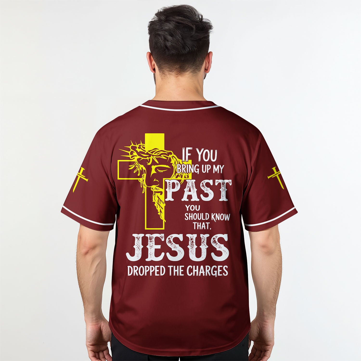 “Redemption” Maroon Baseball Jersey & Hat Bundle