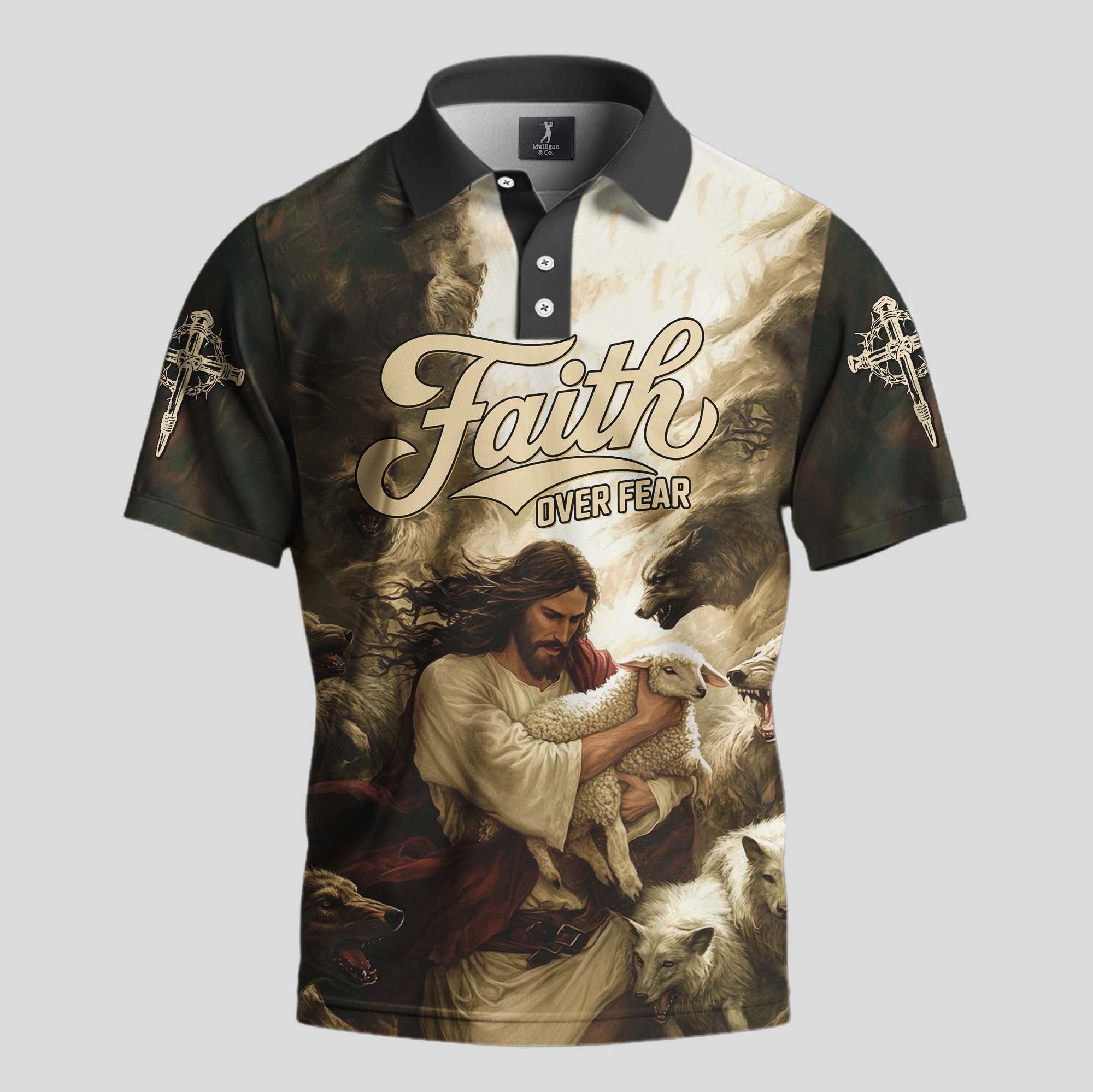 Jesus Protect the Lamp Polo