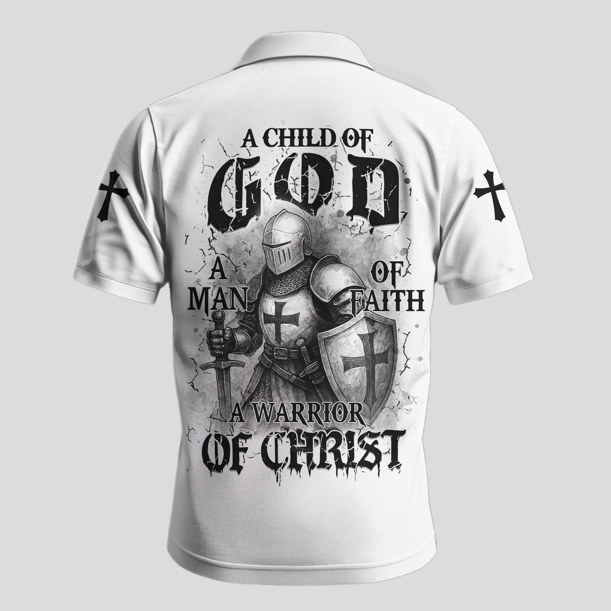 Child of God Warrior of Christ Polo