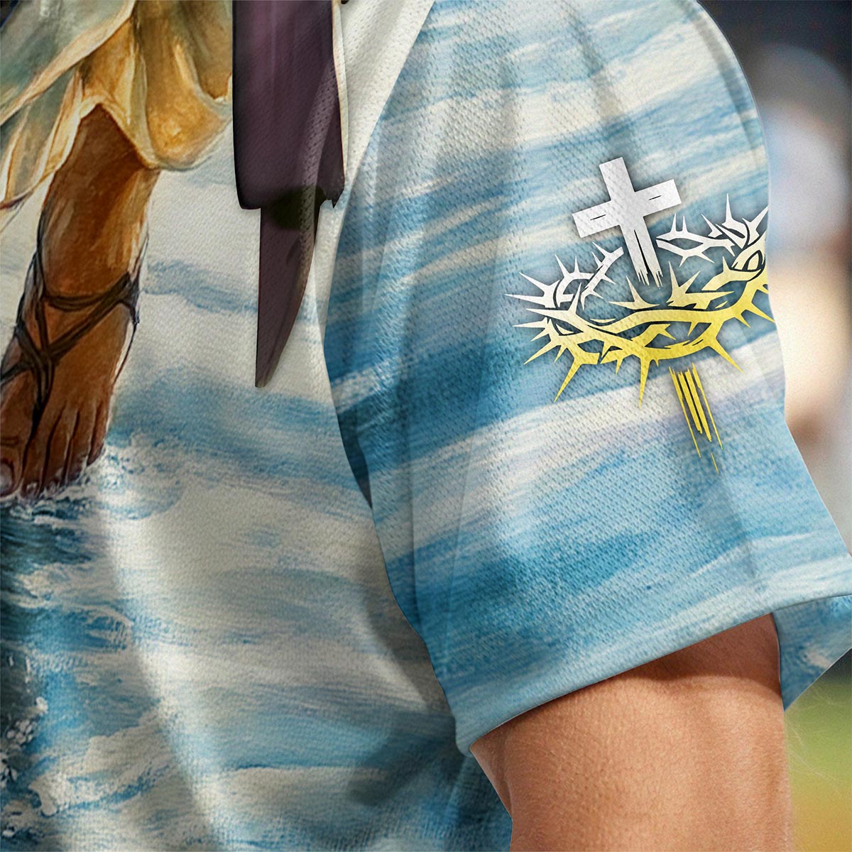 I Just Wanna Sit At The Feet Of Jesus Baseball Jersey