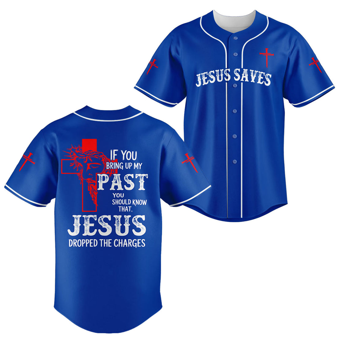 “Redemption” Sapphire Baseball Jersey & Hat Bundle Blue