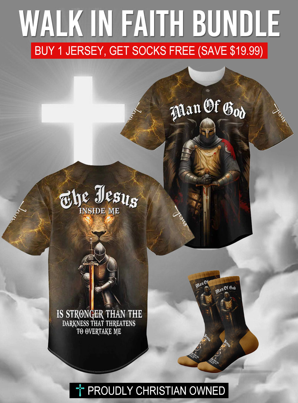 "Lionheart" Jersey & Socks Bundle